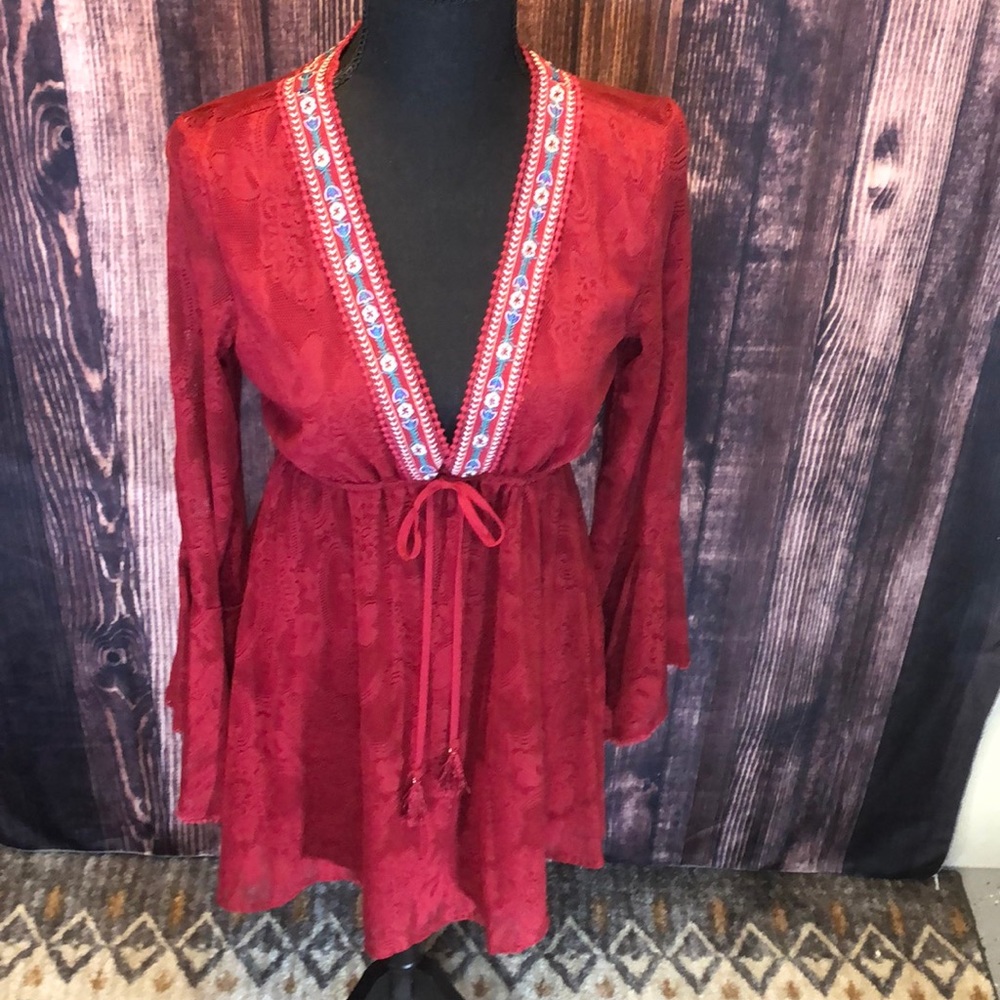 NWOT essue Boho midi dress